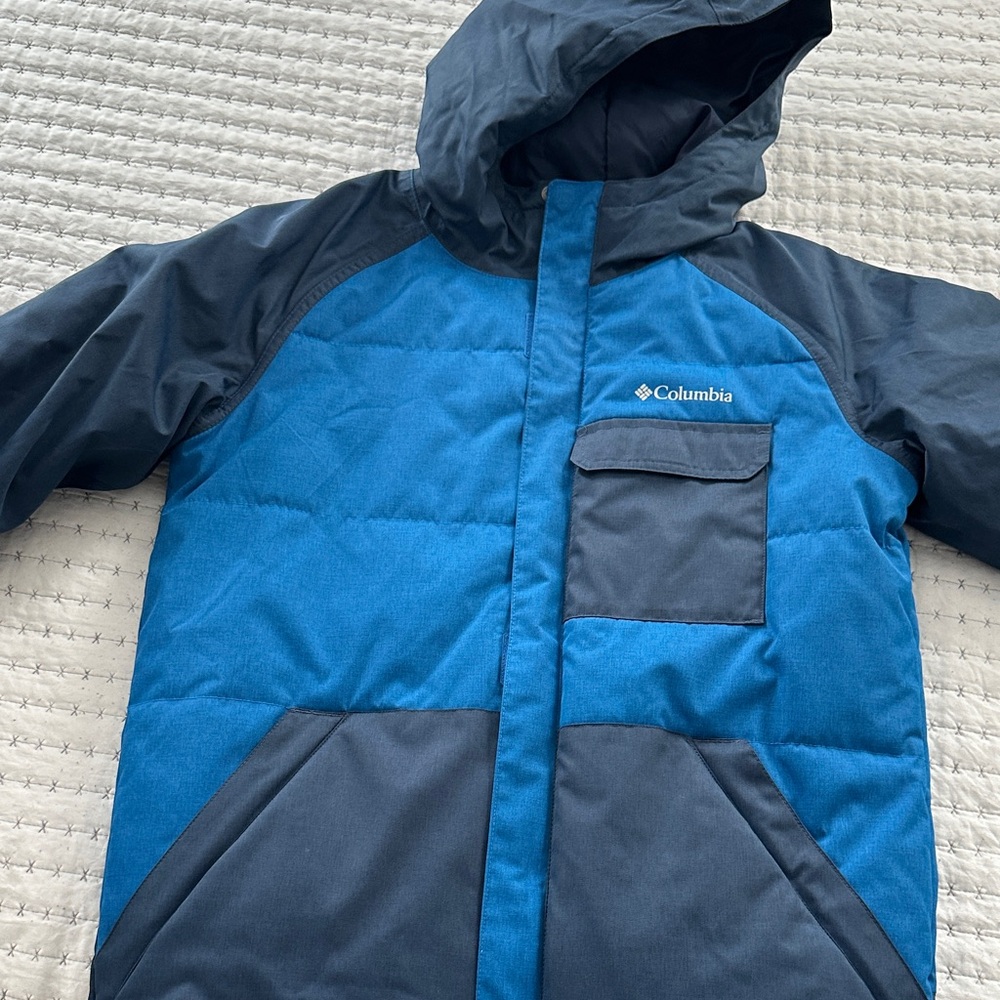 Columbia Kids Two-Tone Blue Puffer Jacket